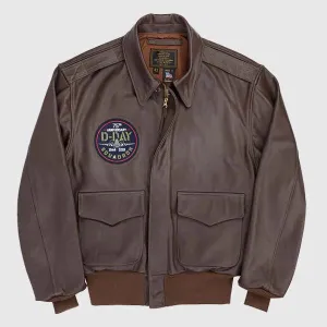 Aviator Leather 75th Anniversary Limited Edition D-Day Jacket