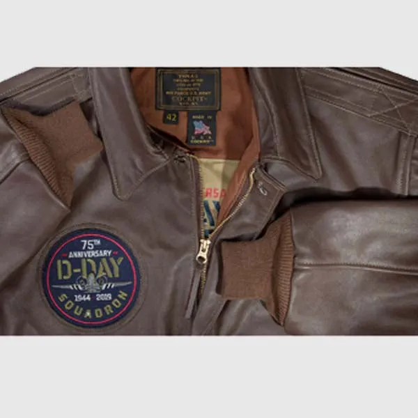 Aviator Leather 75th Anniversary Limited Edition D-Day Jacket