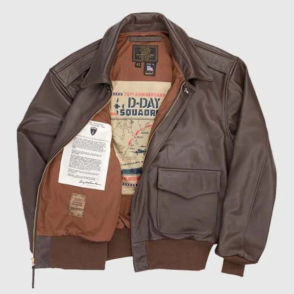 Aviator Leather 75th Anniversary Limited Edition D-Day Jacket