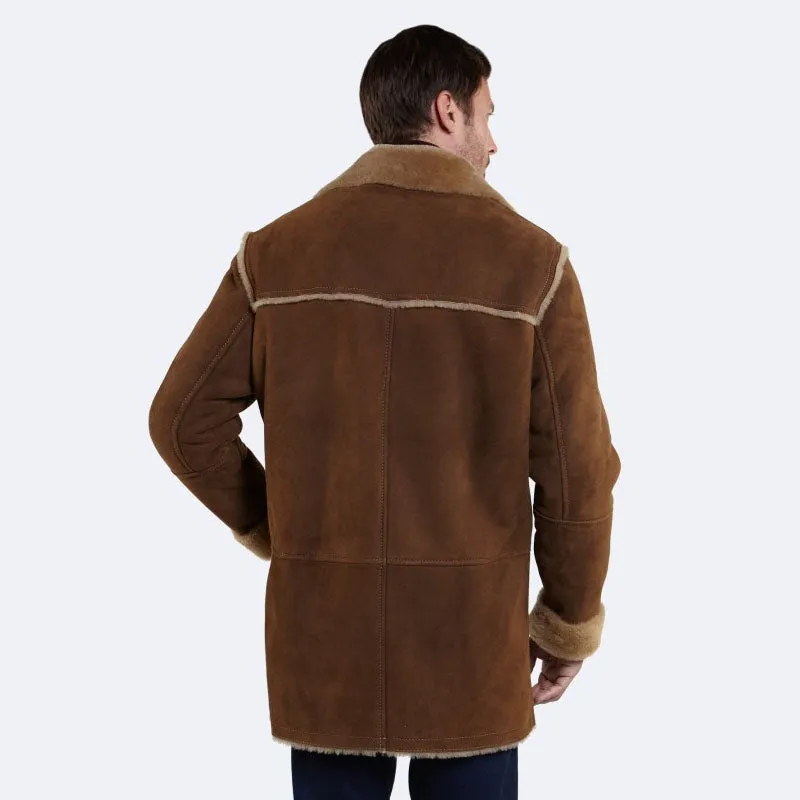 Best Winter Warm Leather Sheepskin Peanut Leather Coat