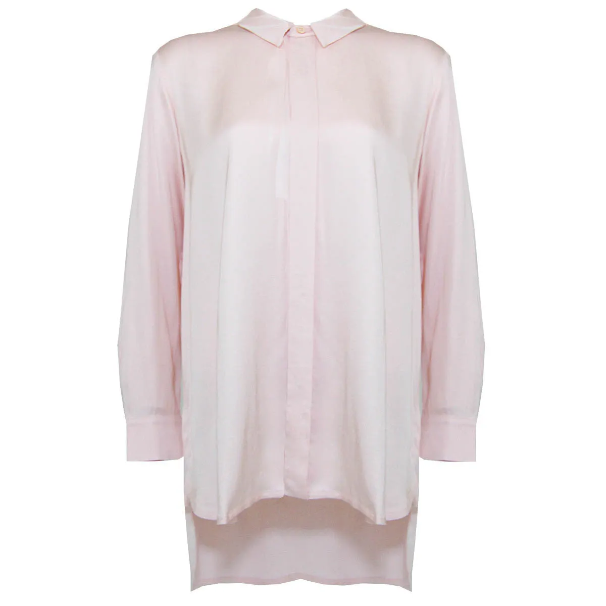 Blush Oversized Button-Up Shirt