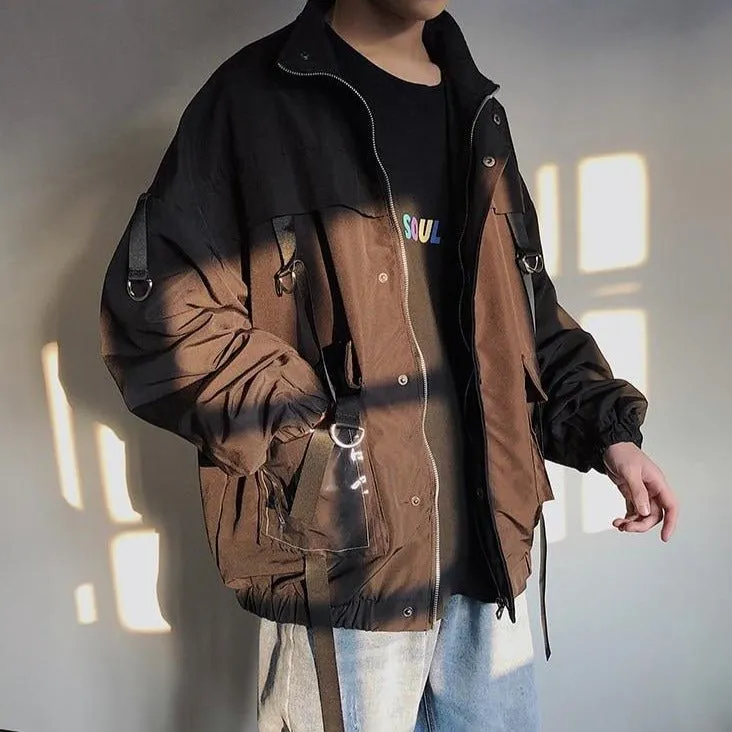 Bomber streetwear coréen