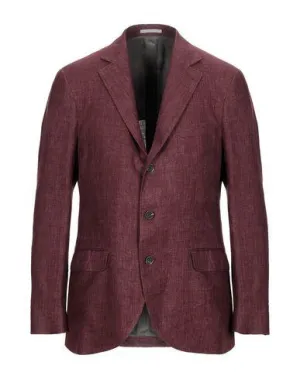 Brunello Cucinelli Man Blazer Maroon 40 suit