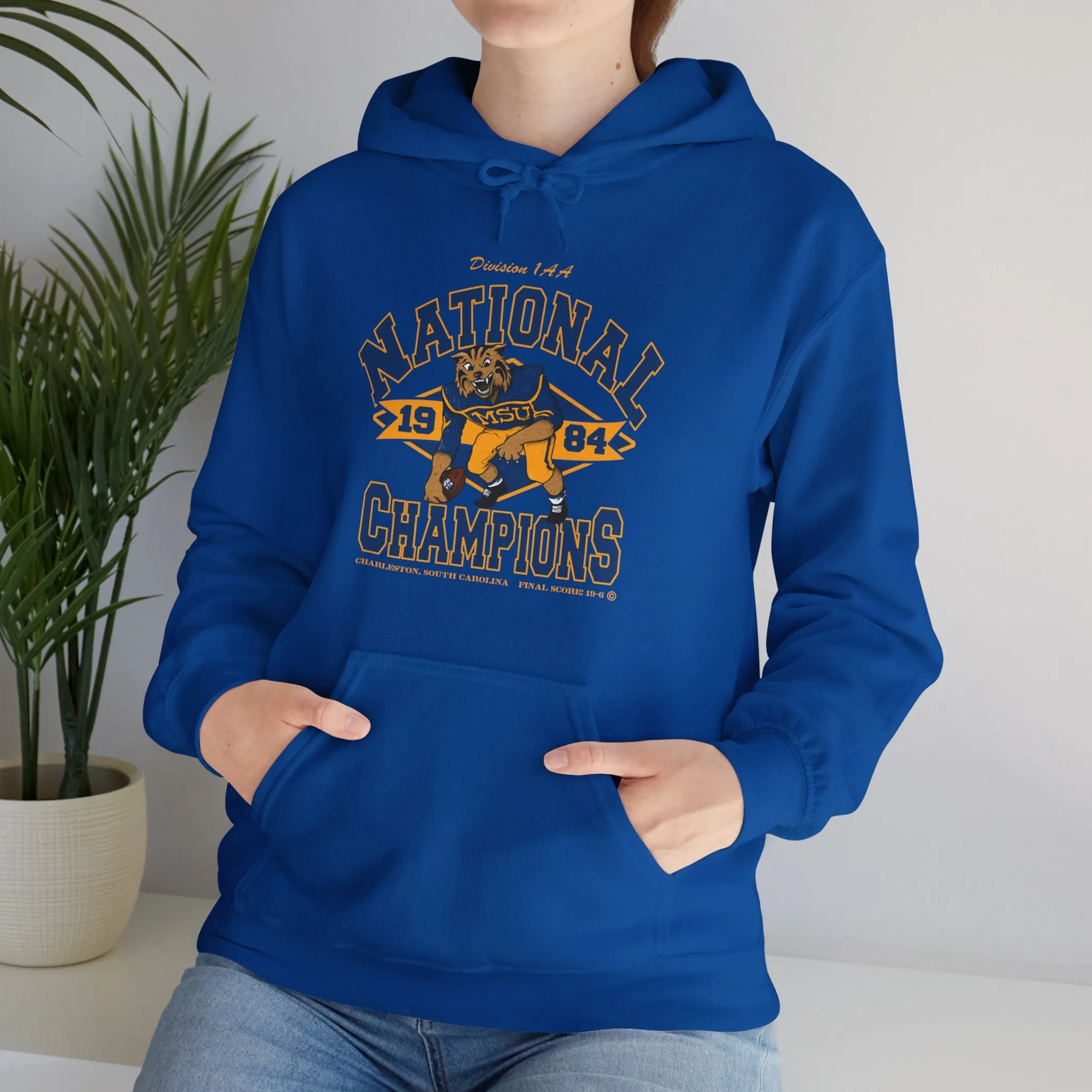 Cat's Natty Champs - Unisex Heavy Blend™ Hooded Sweatshirt