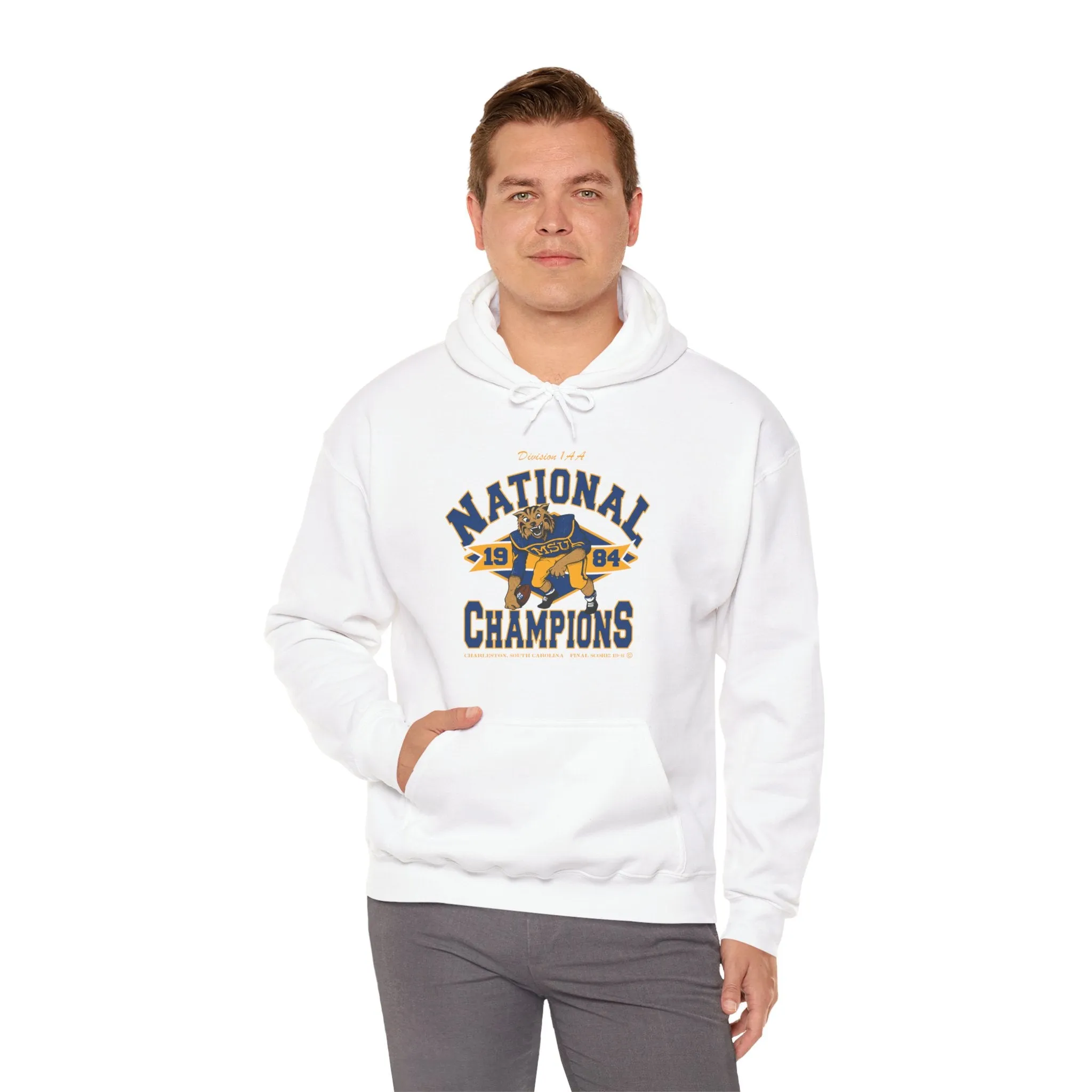 Cat's Natty Champs - Unisex Heavy Blend™ Hooded Sweatshirt