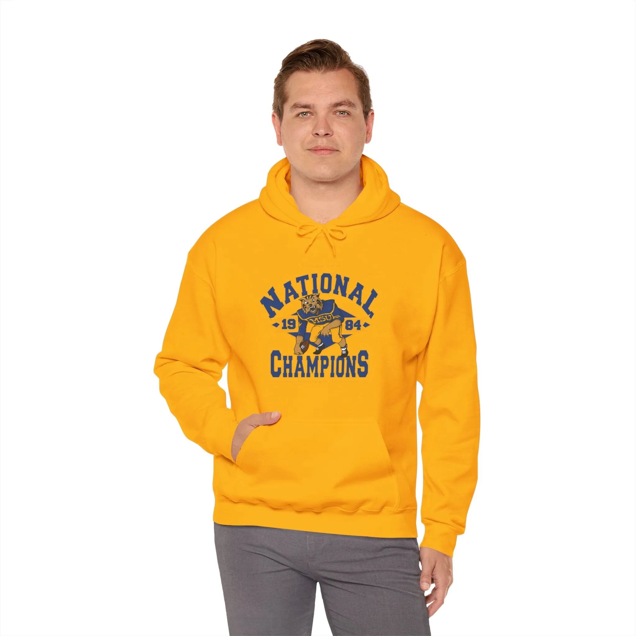 Cat's Natty Champs - Unisex Heavy Blend™ Hooded Sweatshirt