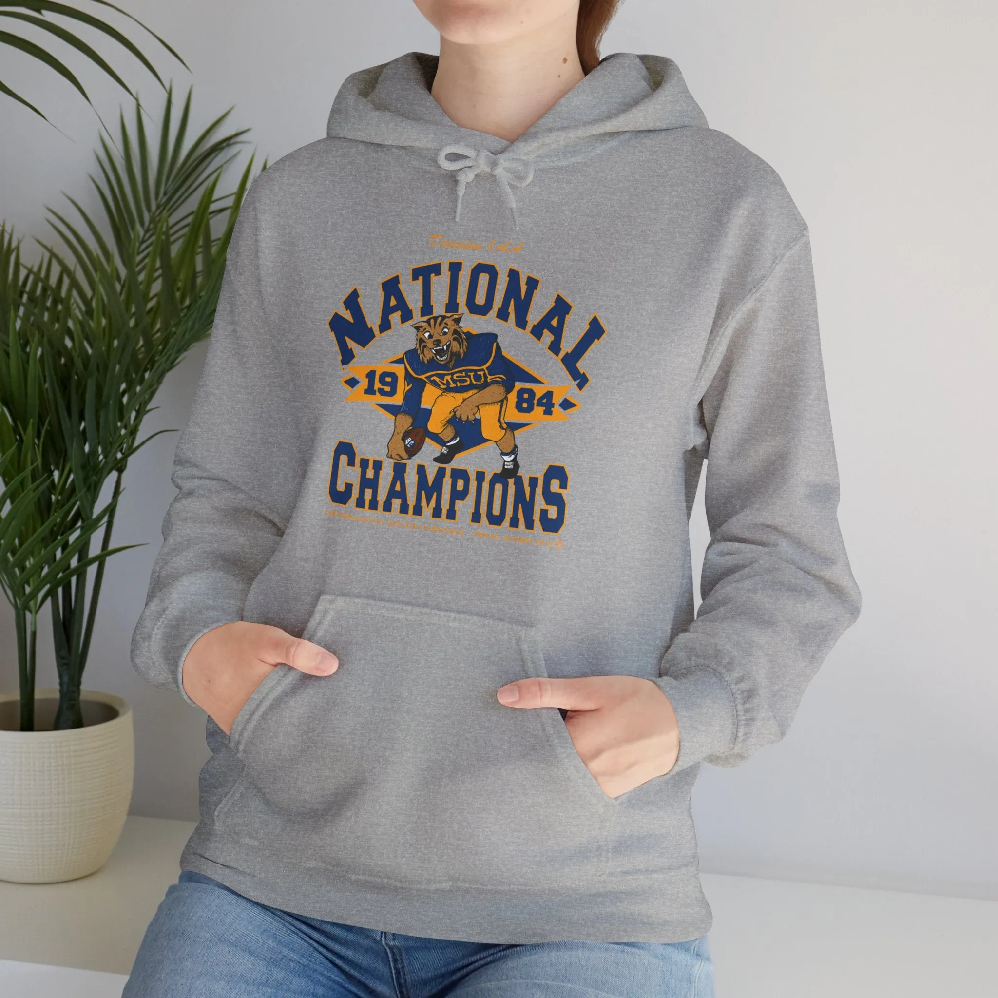 Cat's Natty Champs - Unisex Heavy Blend™ Hooded Sweatshirt