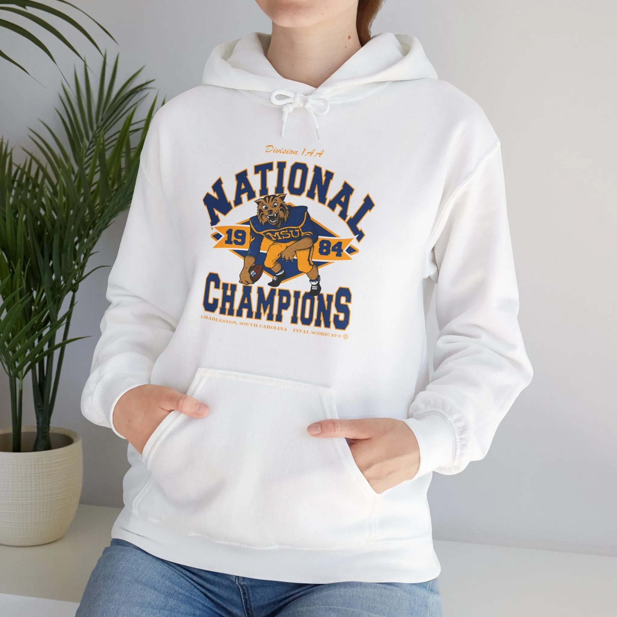 Cat's Natty Champs - Unisex Heavy Blend™ Hooded Sweatshirt