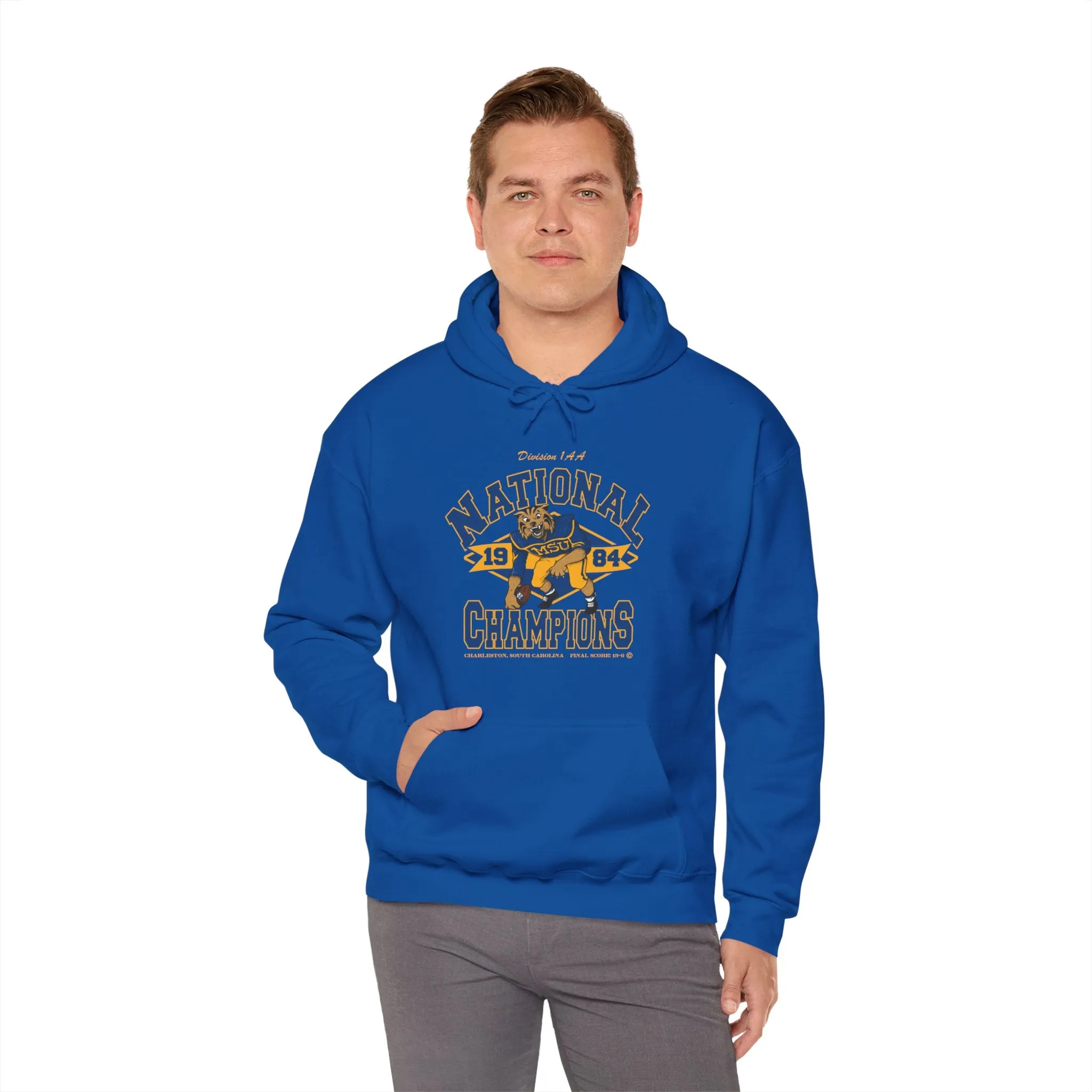 Cat's Natty Champs - Unisex Heavy Blend™ Hooded Sweatshirt