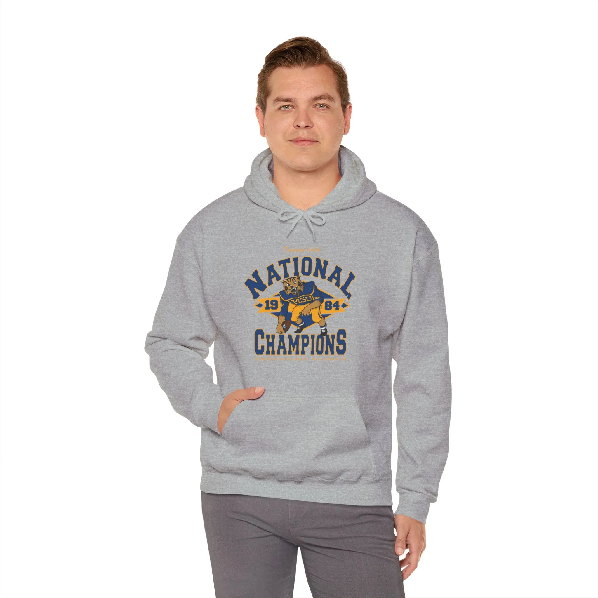 Cat's Natty Champs - Unisex Heavy Blend™ Hooded Sweatshirt