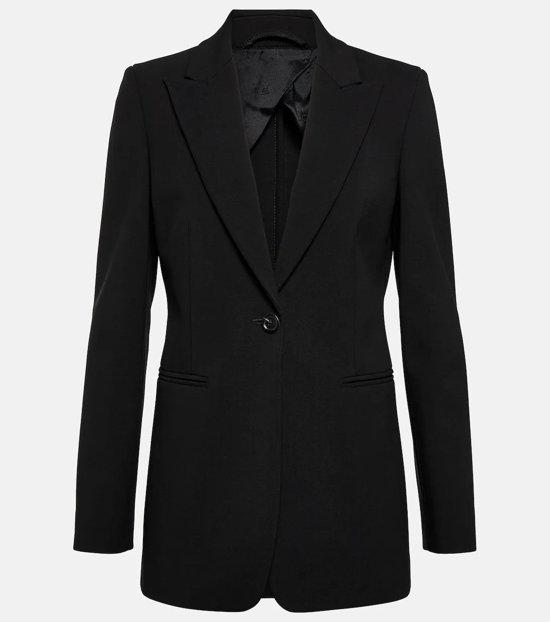 Circeo MAX MARA single breasted blazer, black