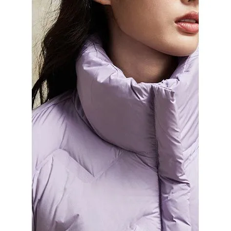 Cropped Puffa Quilted Down Jacket