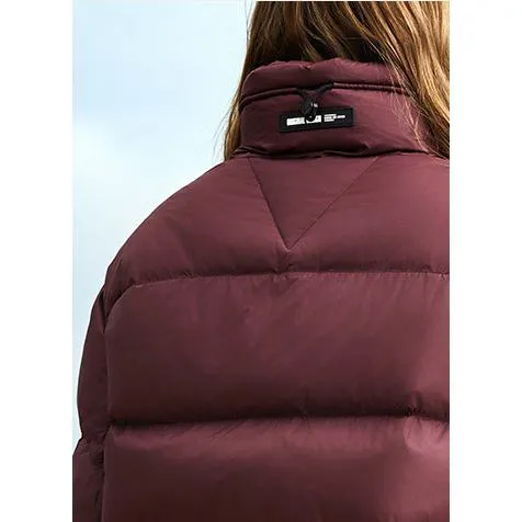 Cropped Stand-Up Collar Down Jacket