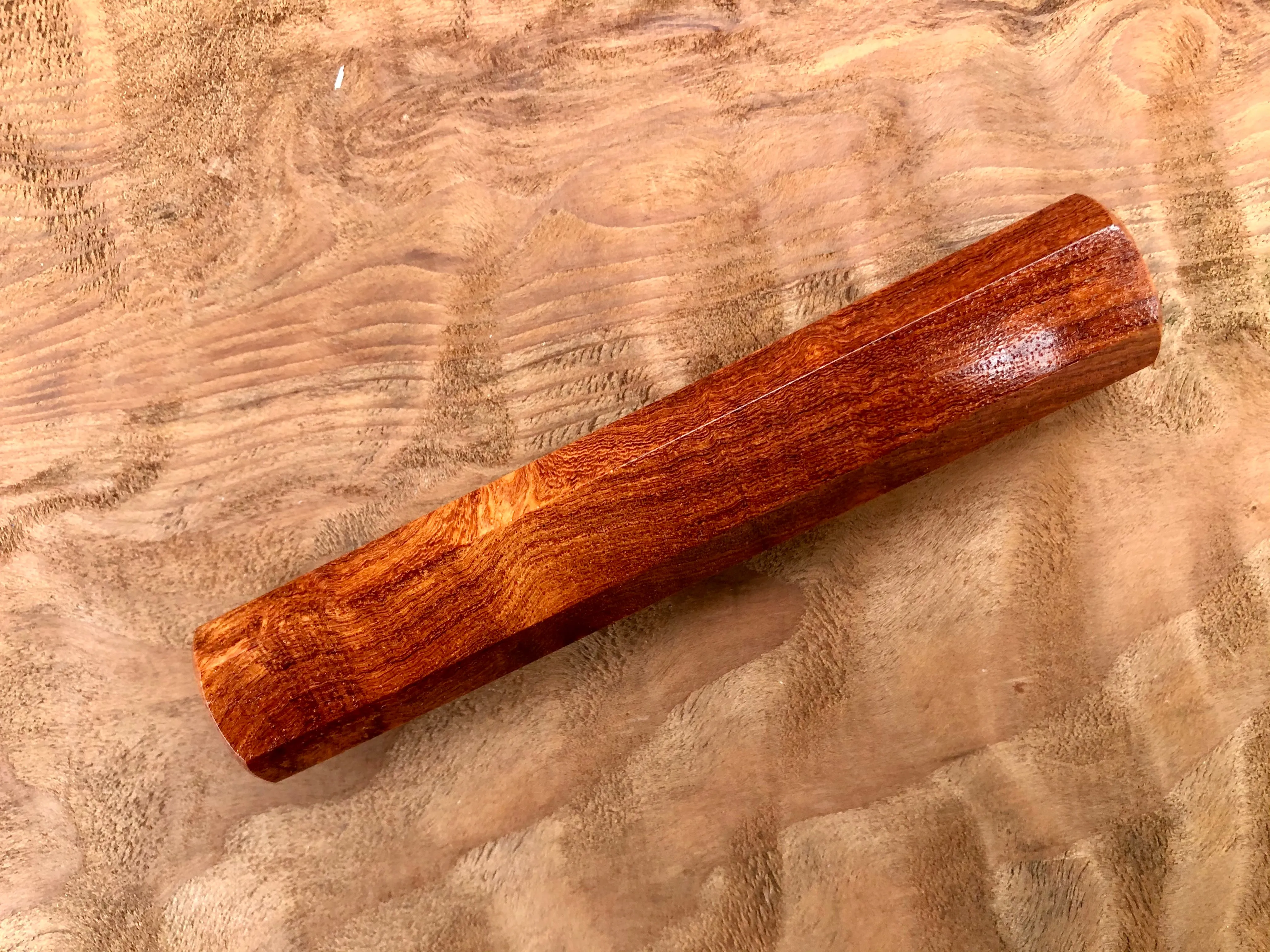 Custom Japanese Knife Handle - Petty Siamese Rosewood