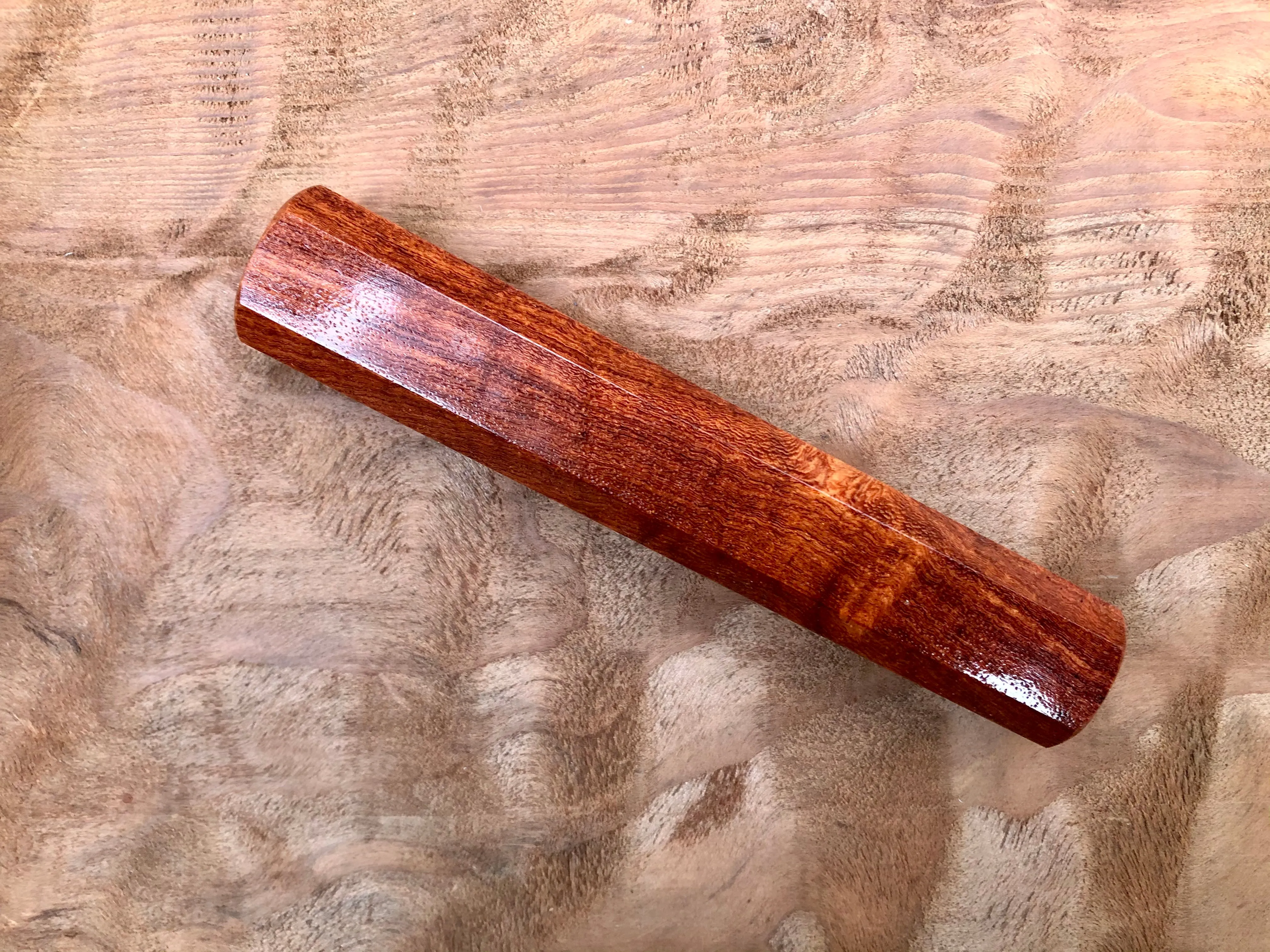 Custom Japanese Knife Handle - Petty Siamese Rosewood