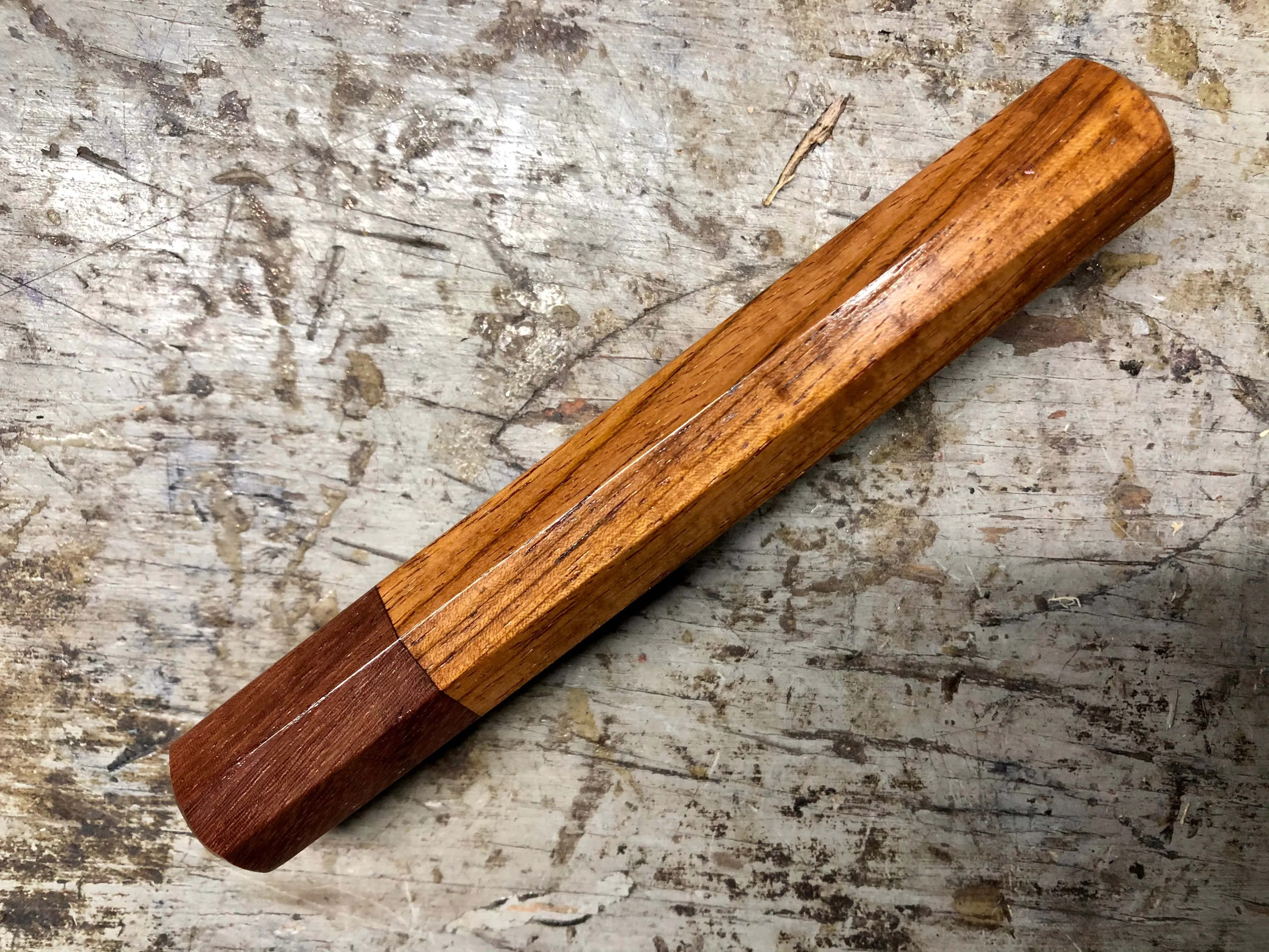 Custom Japanese Knife Handle (Wa Handle) - Yucatán Rosewood