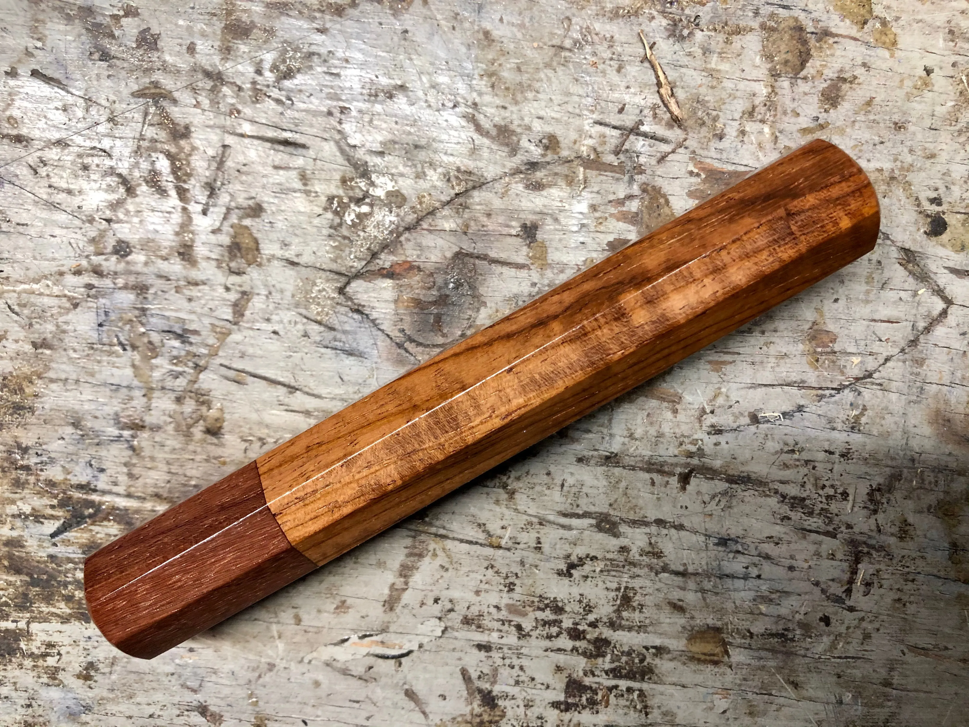 Custom Japanese Knife Handle (Wa Handle) - Yucatán Rosewood