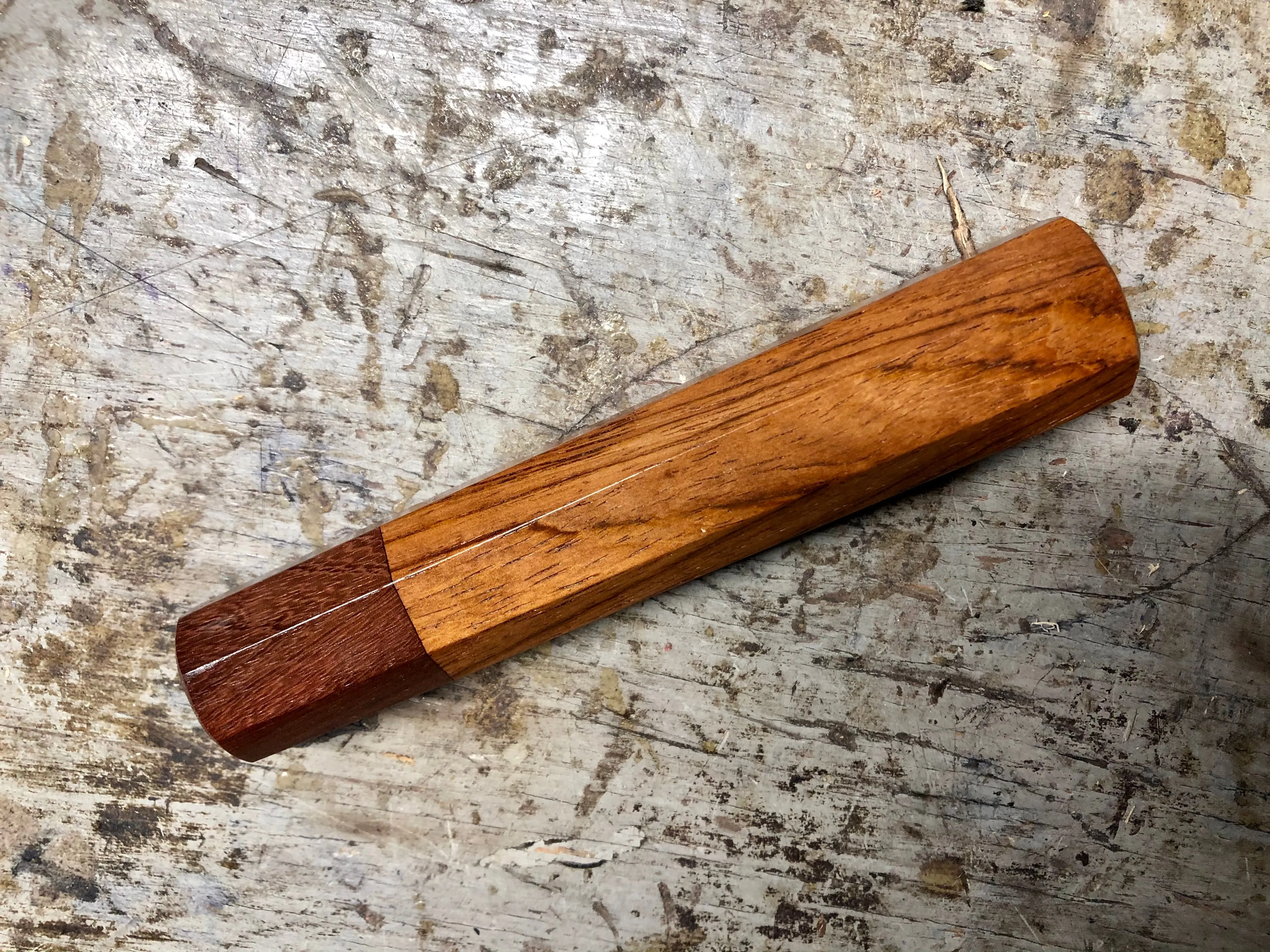 Custom Japanese Knife Handle (Wa Handle) - Yucatán Rosewood