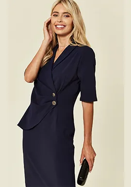 Diane Wrap Blazer Dress