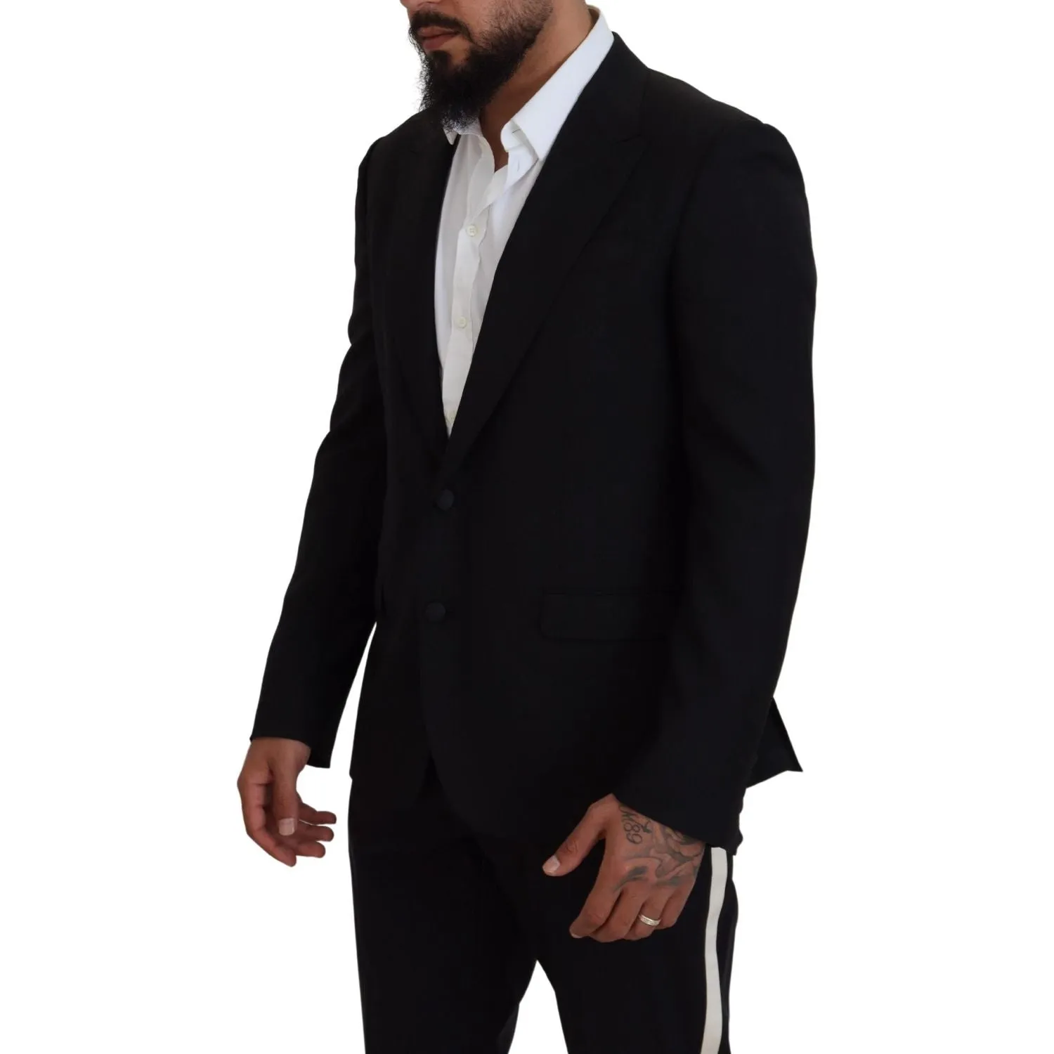 Dolce & Gabbana Elegant Single-Breasted Wool Blend Blazer