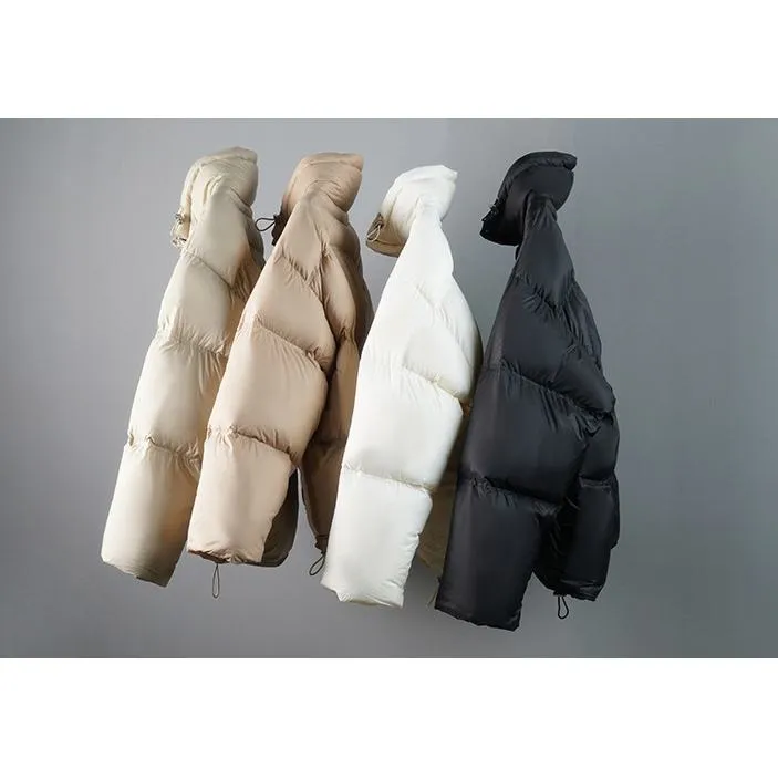 Drawstring-Hem Puffa Down Jacket