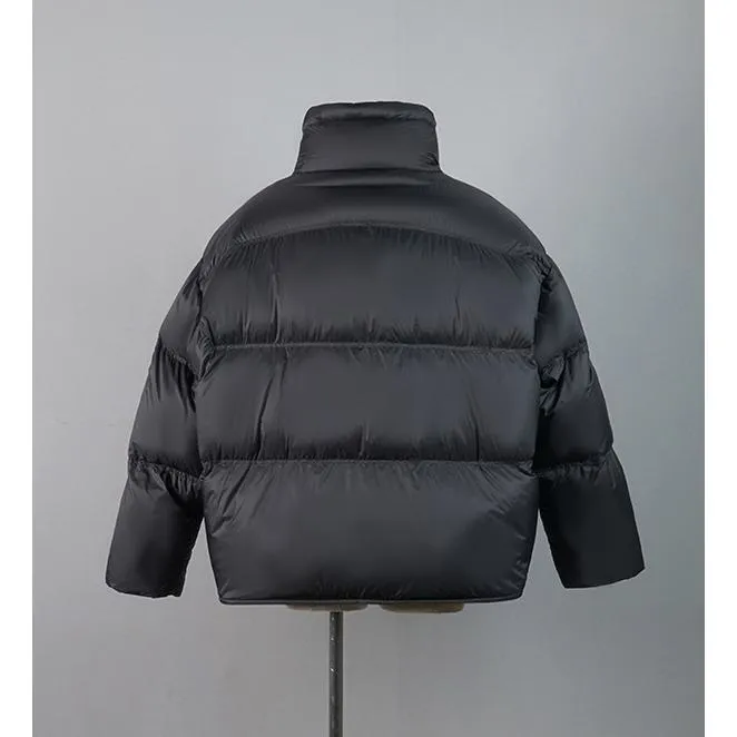 Drawstring-Hem Puffa Down Jacket