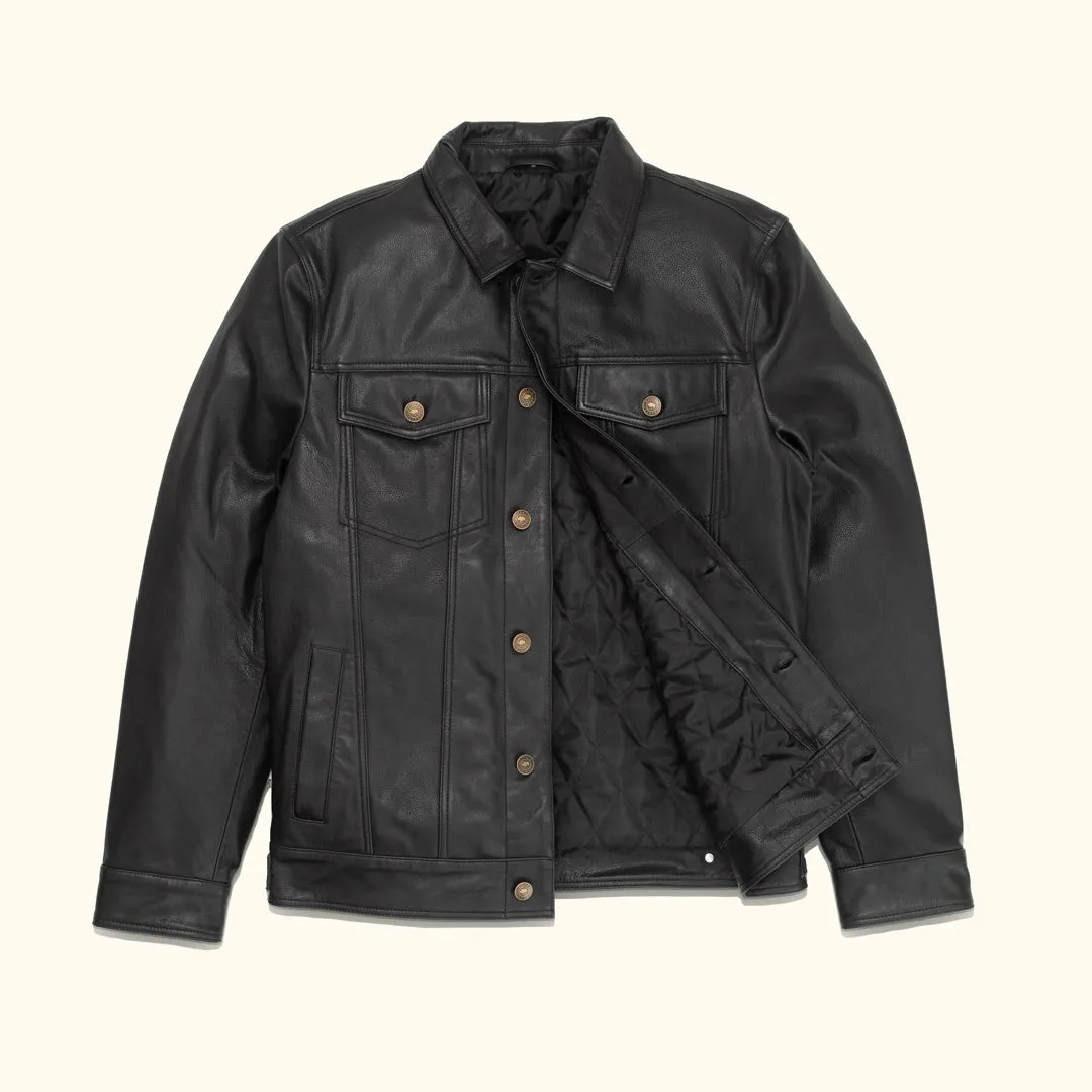 Driggs Leather Jacket | Black