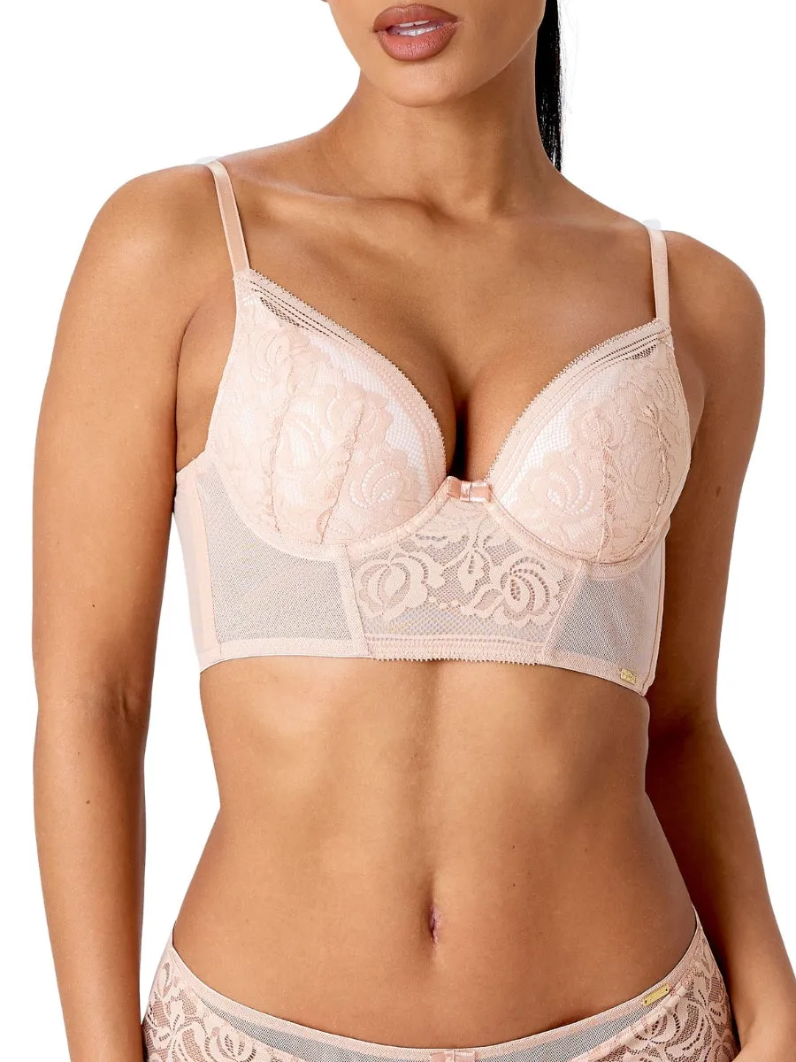 Encore Longline Bra - Blush