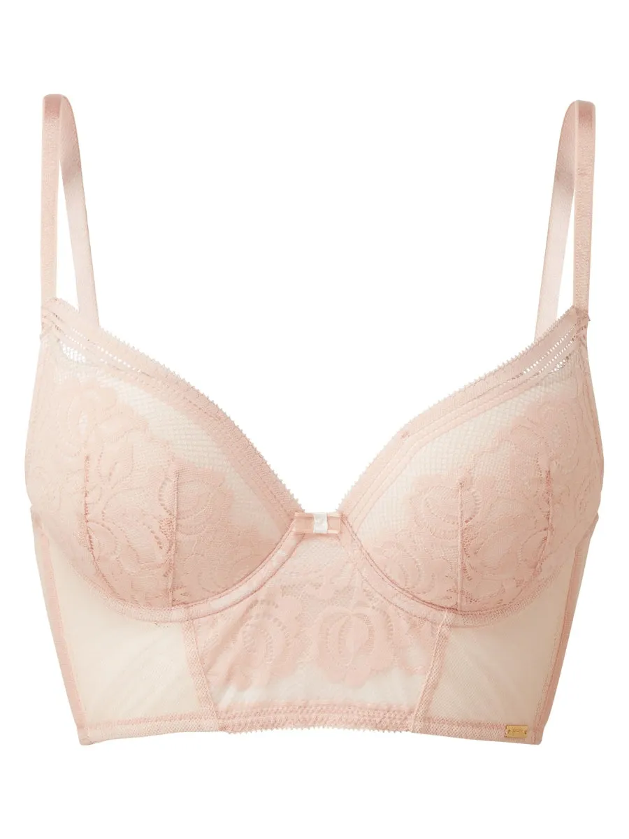 Encore Longline Bra - Blush