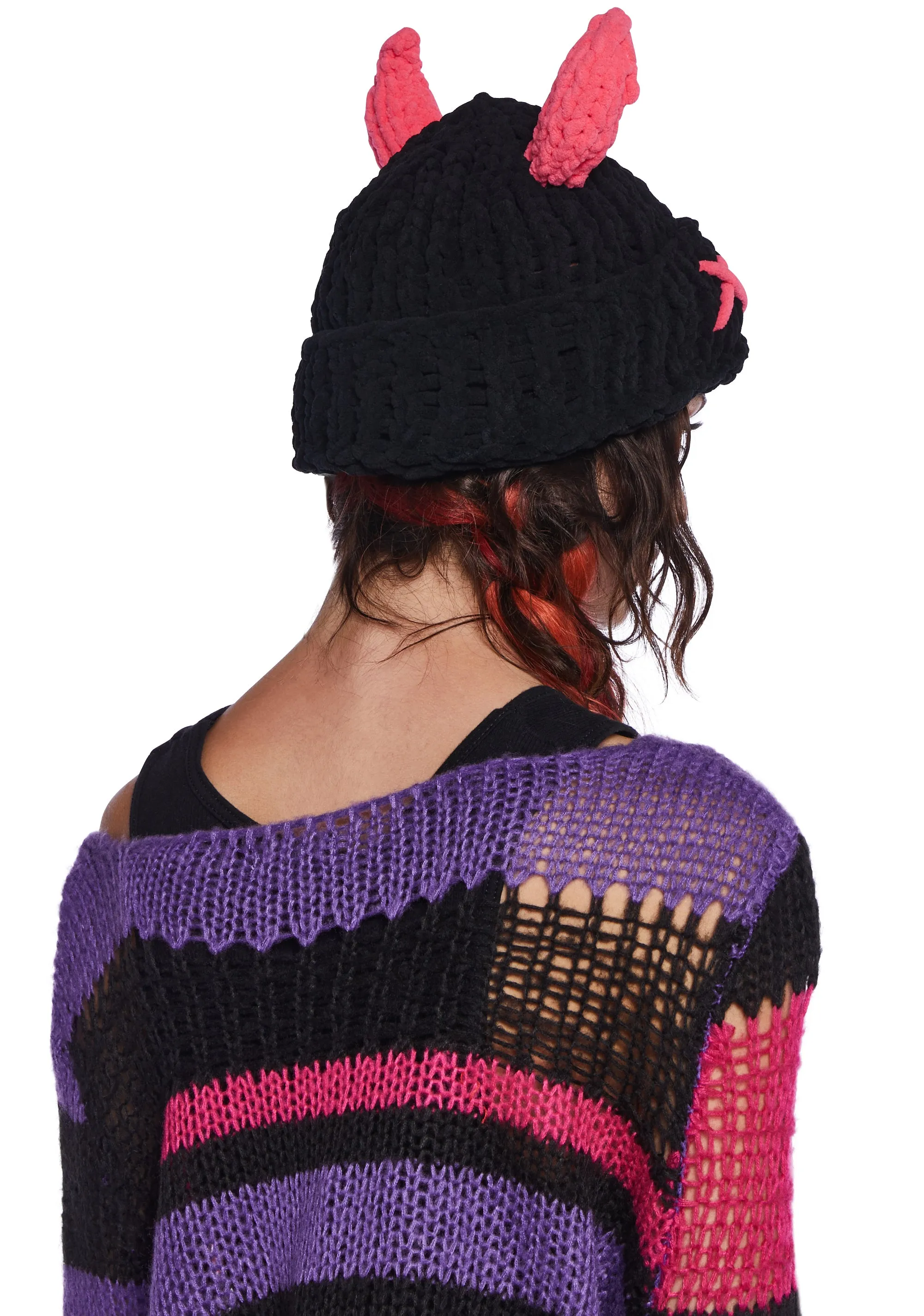 Goth Thoughts Knit Beanie