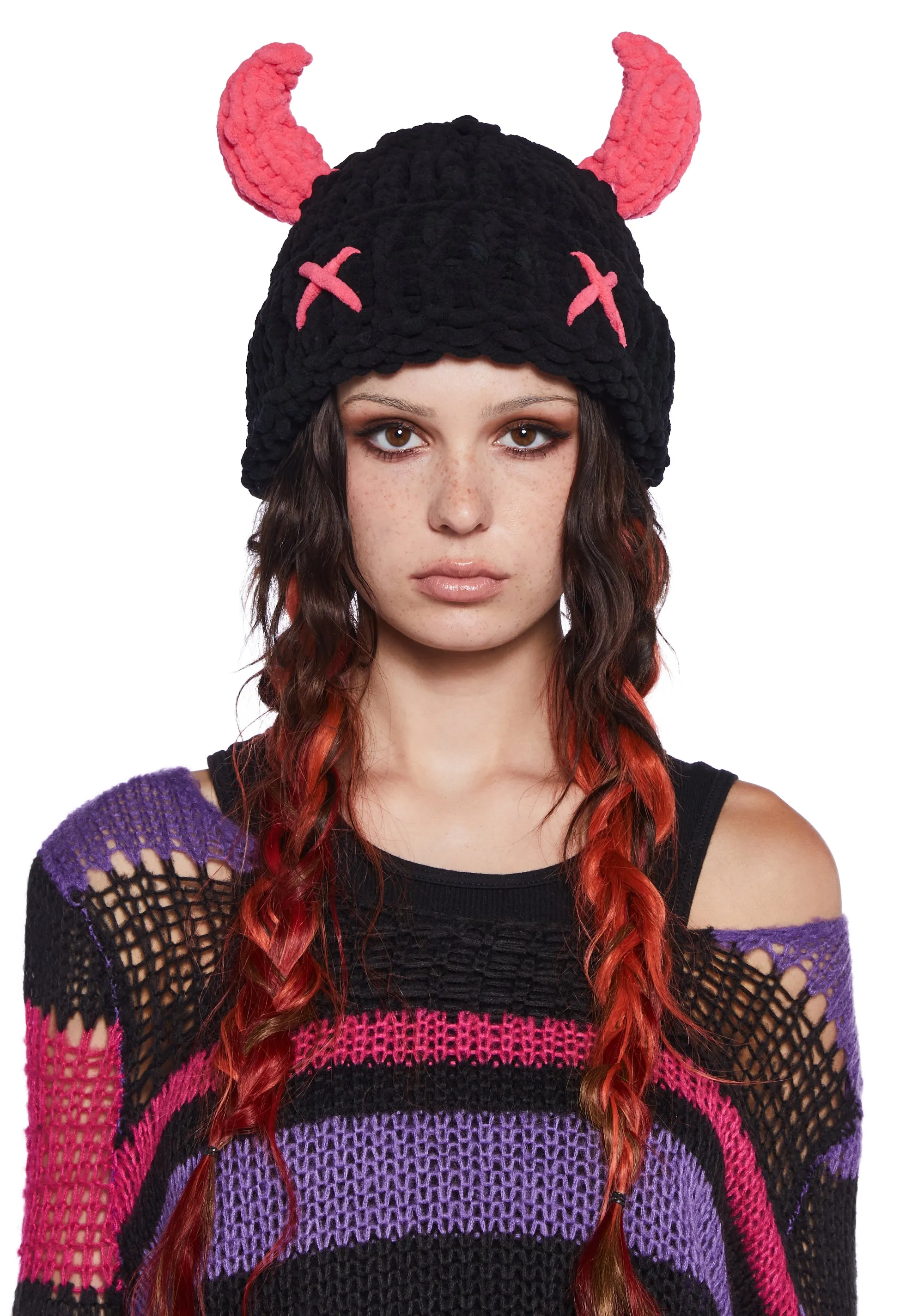 Goth Thoughts Knit Beanie