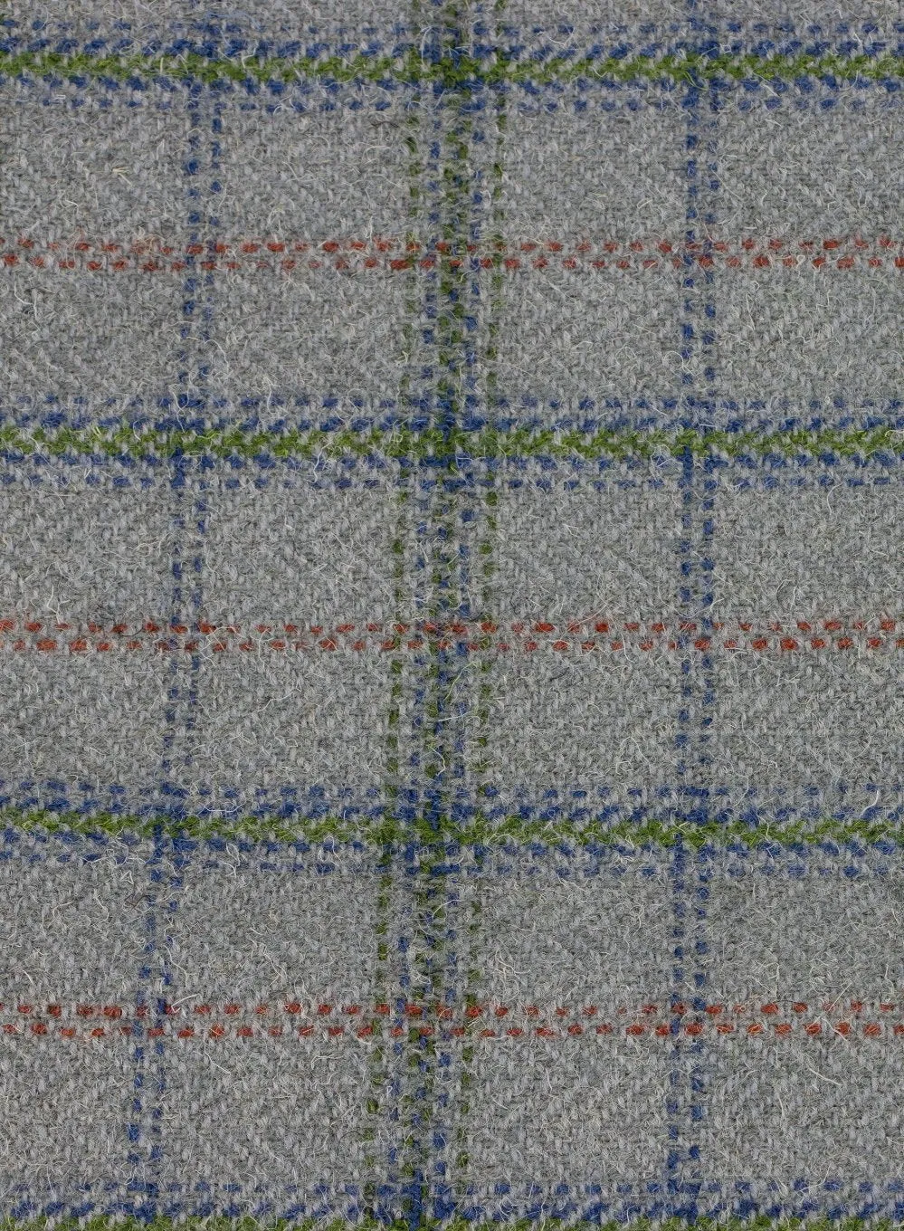 Grey Clapdale Traceable Wool Tweed Cloth, per metre