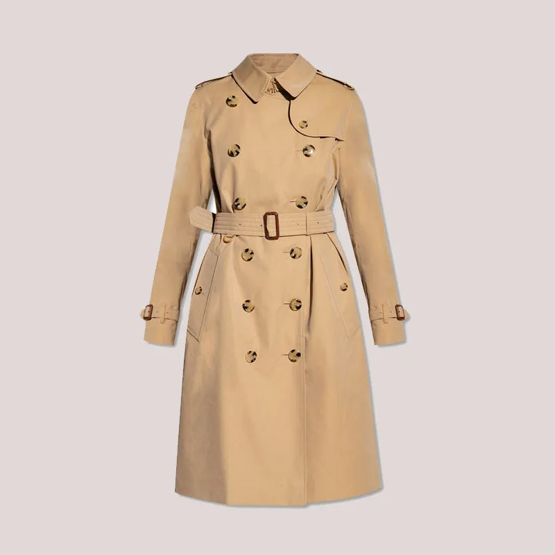 High-Quality Leather Brown Trench Coat for Sale – Rfx Leather