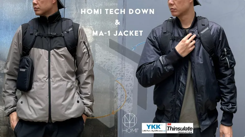 HOMI Urban Down Jacket - MA 1 Bomber