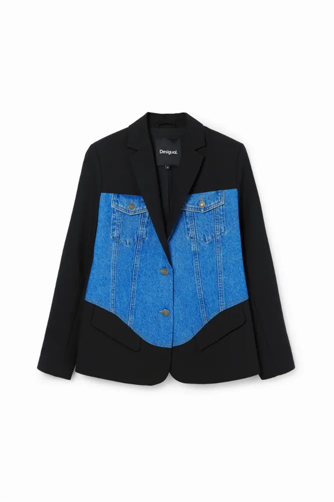 Hybrid Trucker Blazer By Desigual