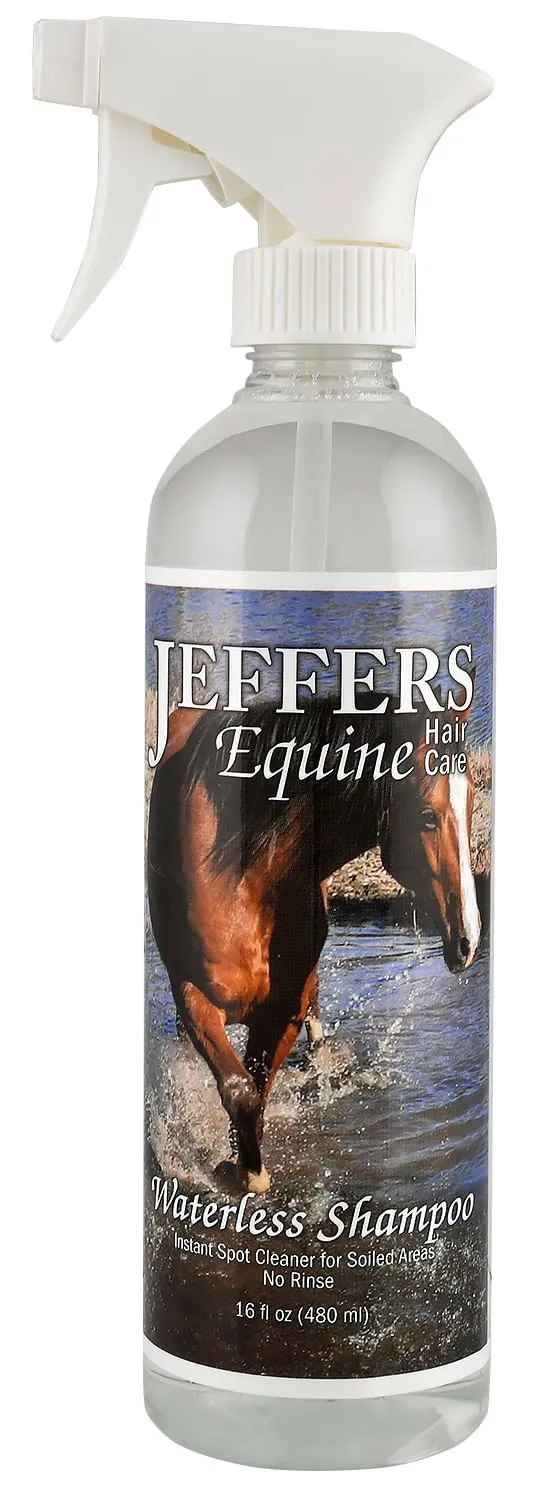 Jeffers Equine Waterless Horse Shampoo, 16oz / gallon