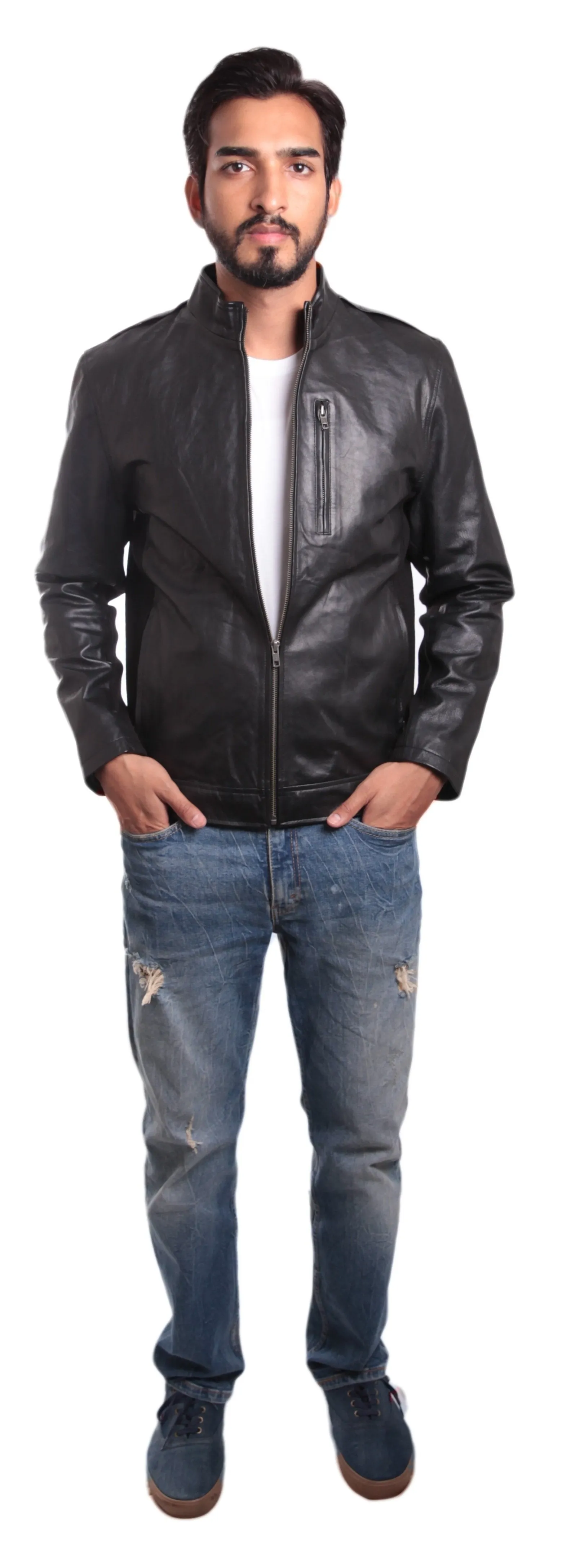 Johnny Mens Leather Jacket