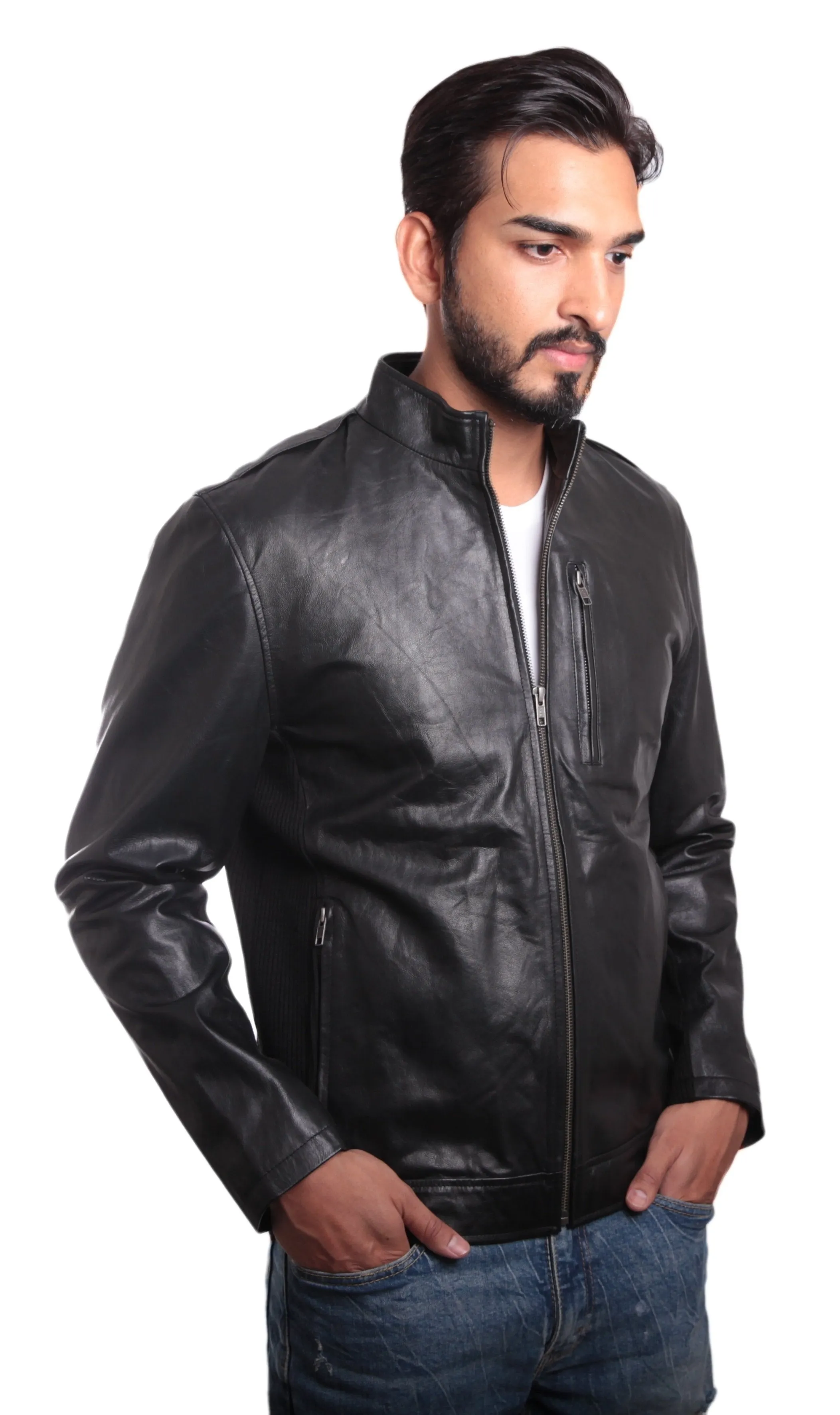 Johnny Mens Leather Jacket