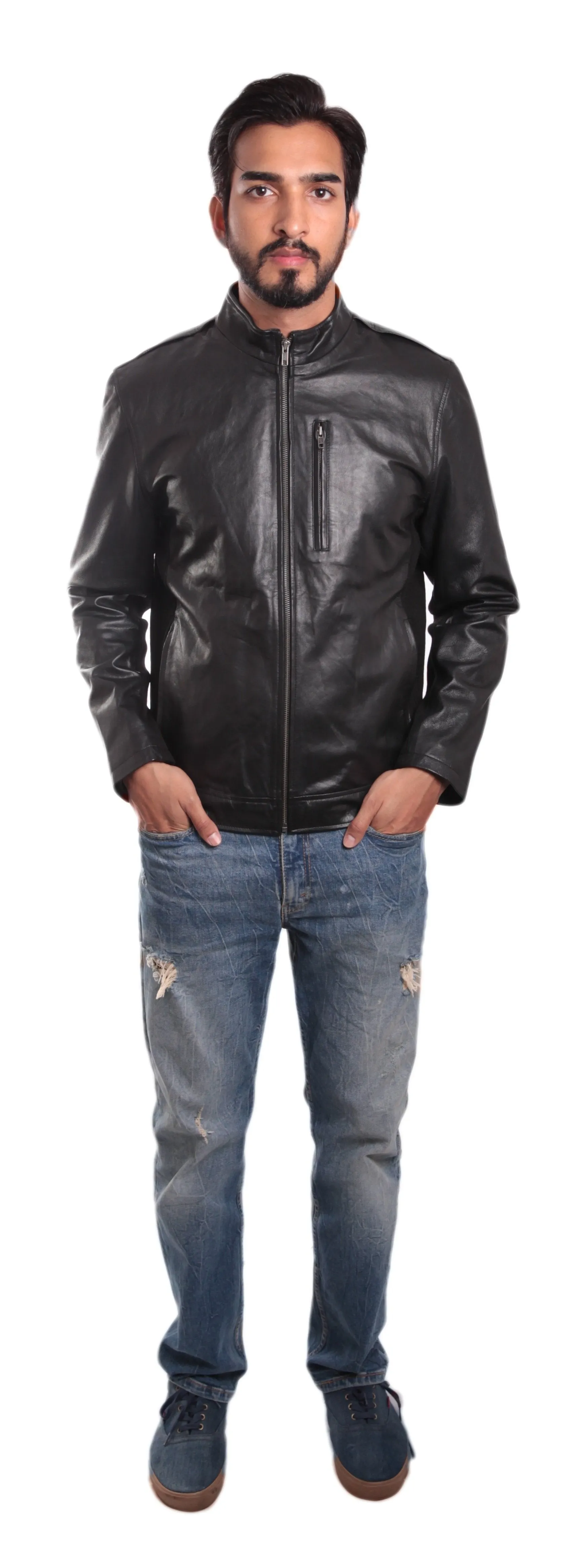 Johnny Mens Leather Jacket