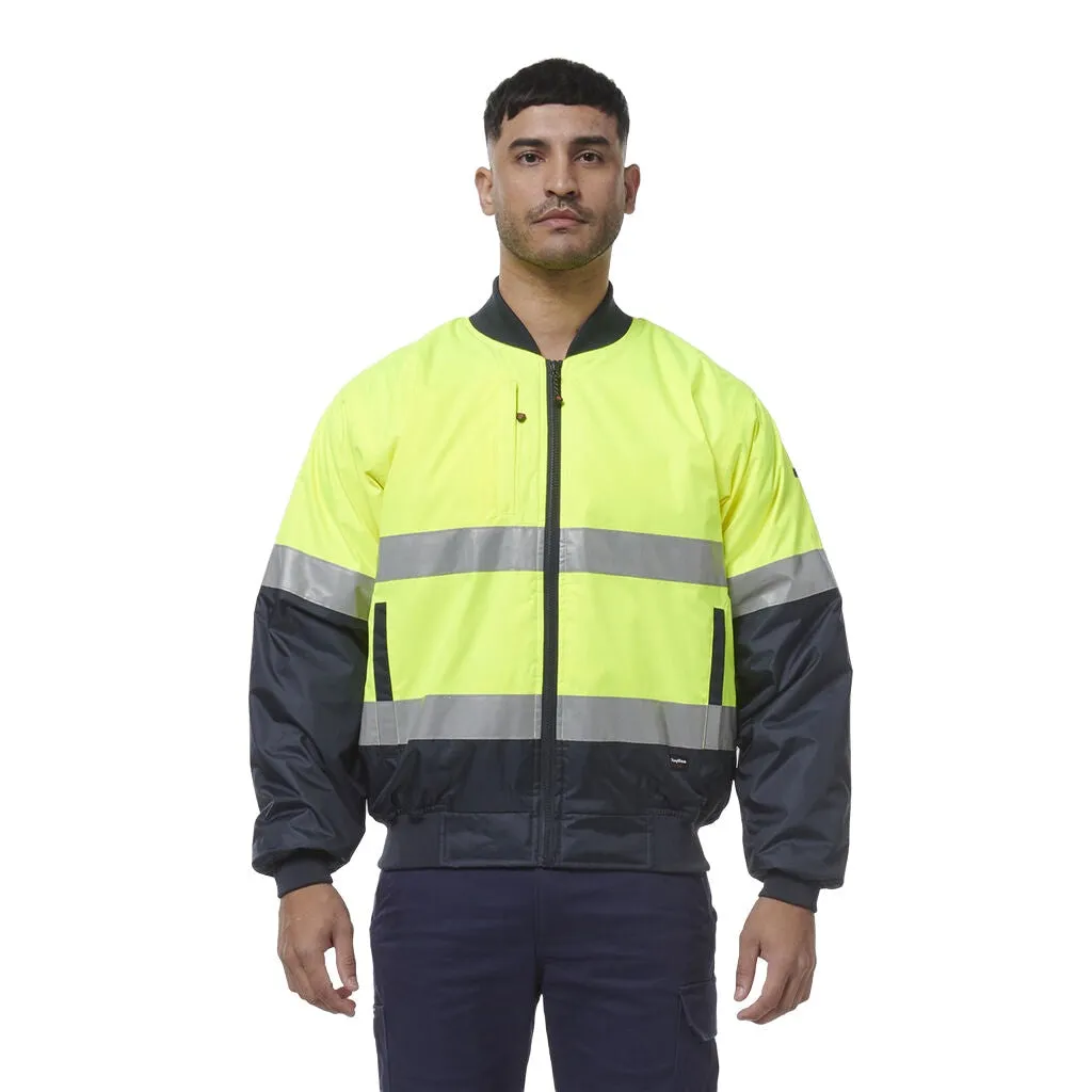 King Gee Hi Vis Reflective Bomber Jacket (K55032)