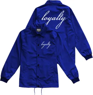 Loyalty Scirpt Mens Coaches Jacket