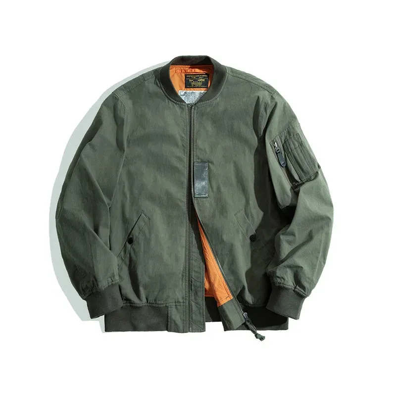 MA-1 Bomber Flight Jackets Windproof Military Fighter Pilot Flight Jacket