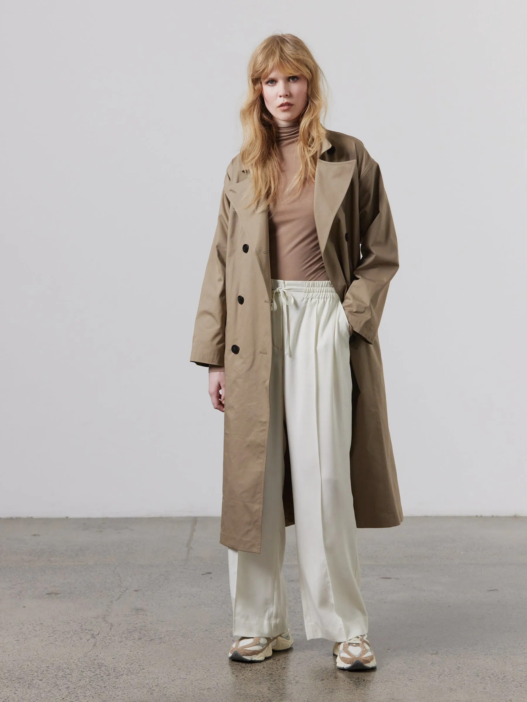 Nikki Trench Coat - Taupe