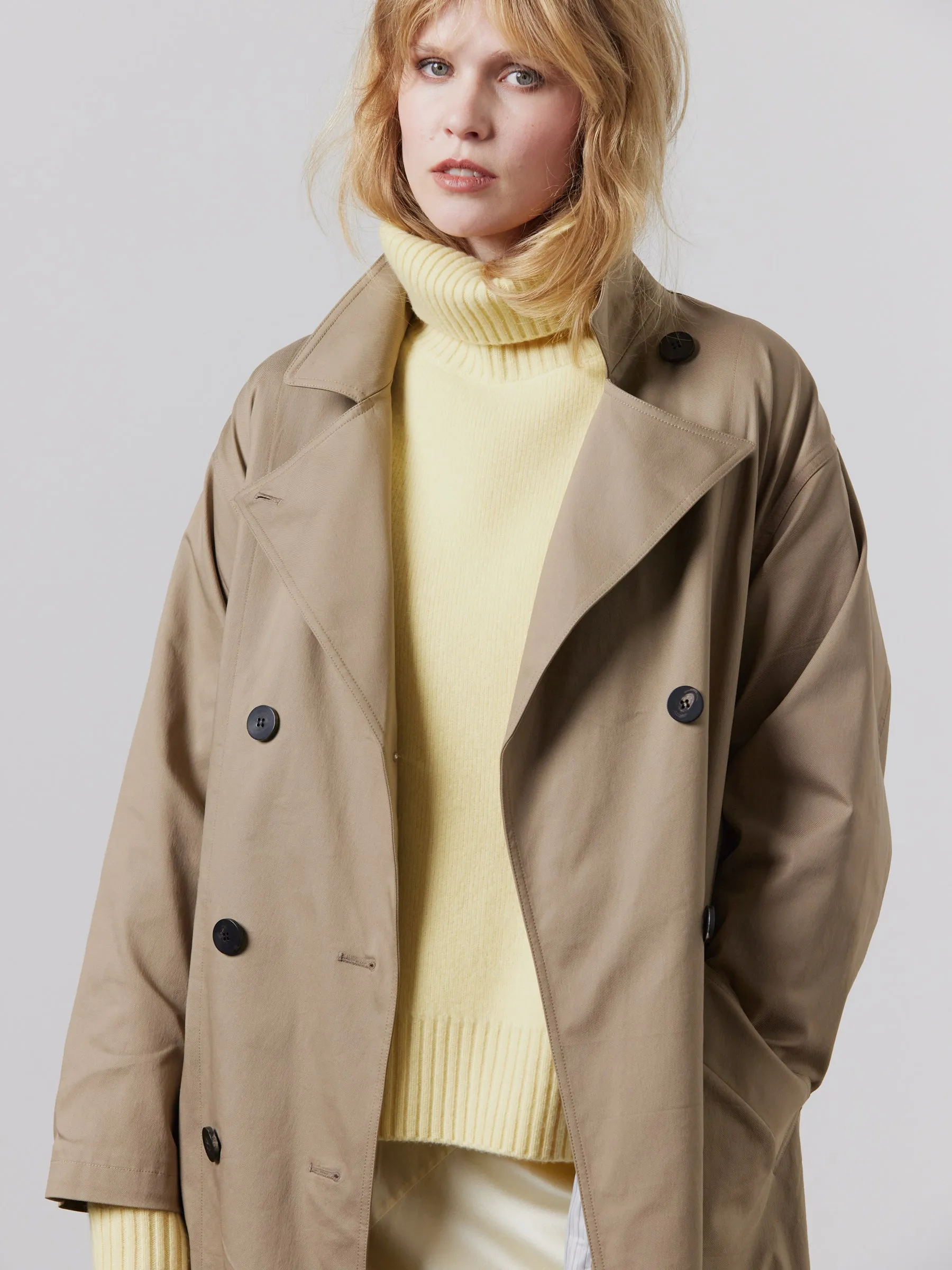 Nikki Trench Coat - Taupe