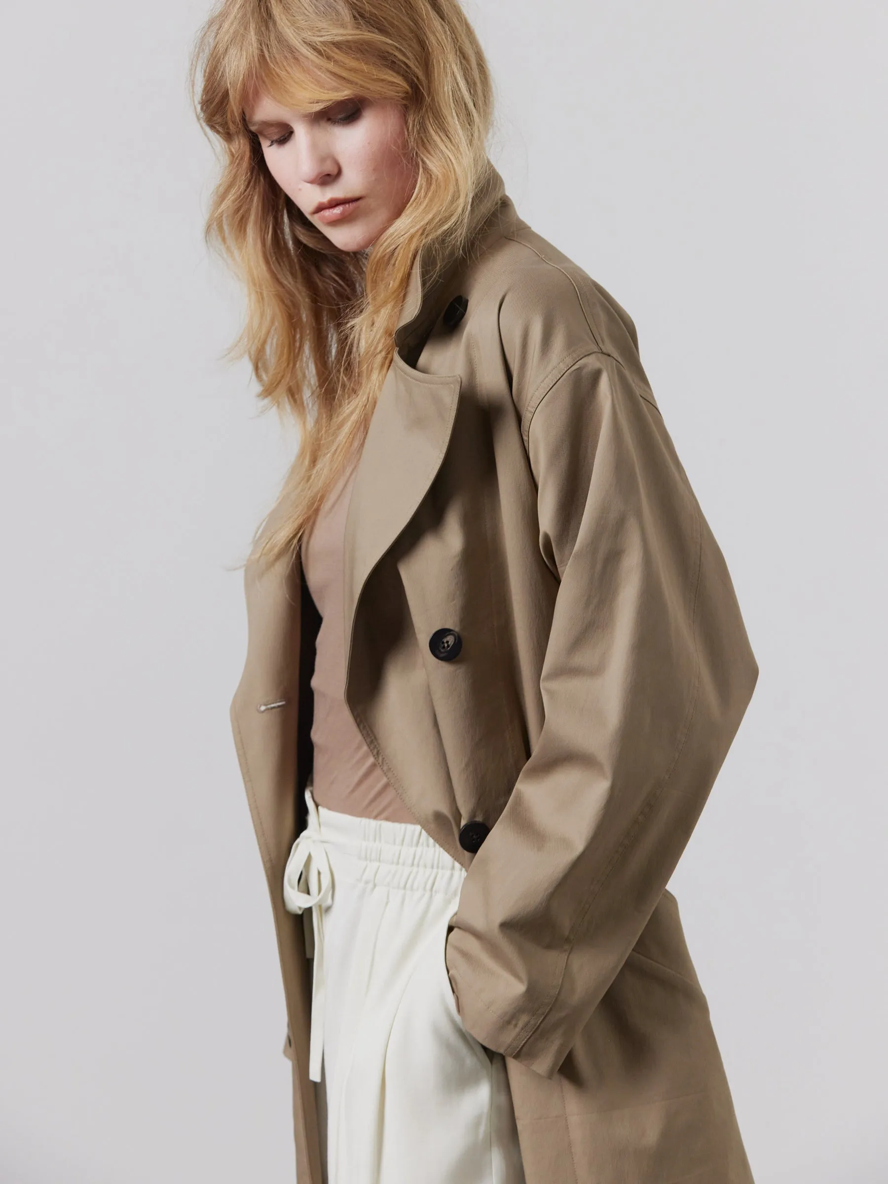 Nikki Trench Coat - Taupe