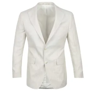 Norton Barrie Bespoke Linen Jacket in Beige