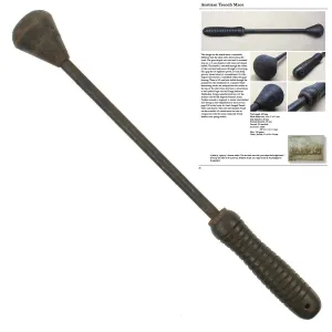 Original Austro-Hungarian WWI Trench Raiding Mace - Featured in Book At Arm's Length on Page 31