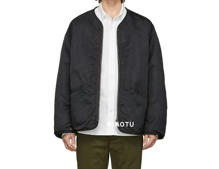 Original Brand Cotton Jacket Double-sided Windbreaker Liner Cashmere Coat - Solid Color