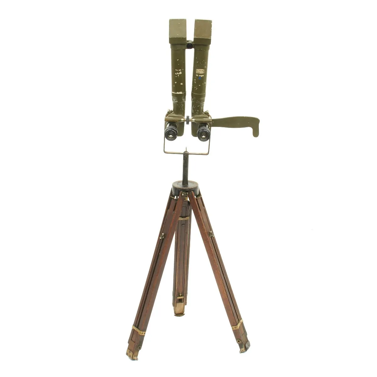 Original French WWI Rabbit Ears Trench Binoculars Periscope with Tripod