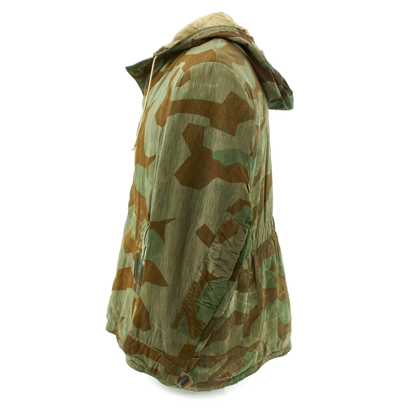 Original German WWII Splinter Camouflage Pattern Winter Parka